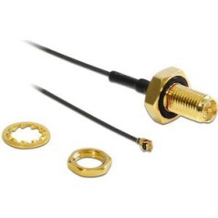 Delock RP-SMA jack bulkhead